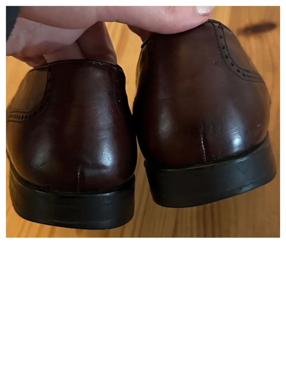 Vtg Mezlan Loafers Shoes Sz 10 B Burgundy Leather Tassel Wingtip Brogue Cap Toe